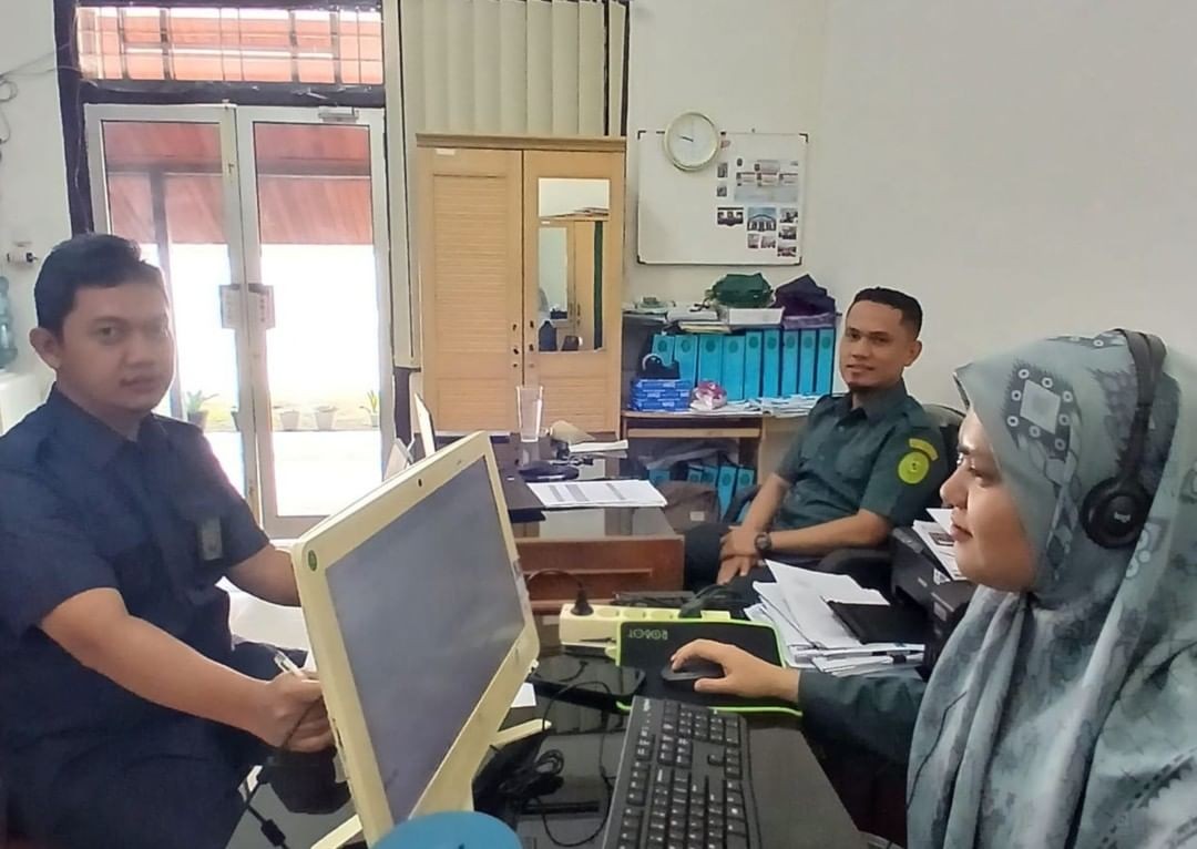PTUN Padang melaksanakan Ujian Dinas Elektronik (E-exam)