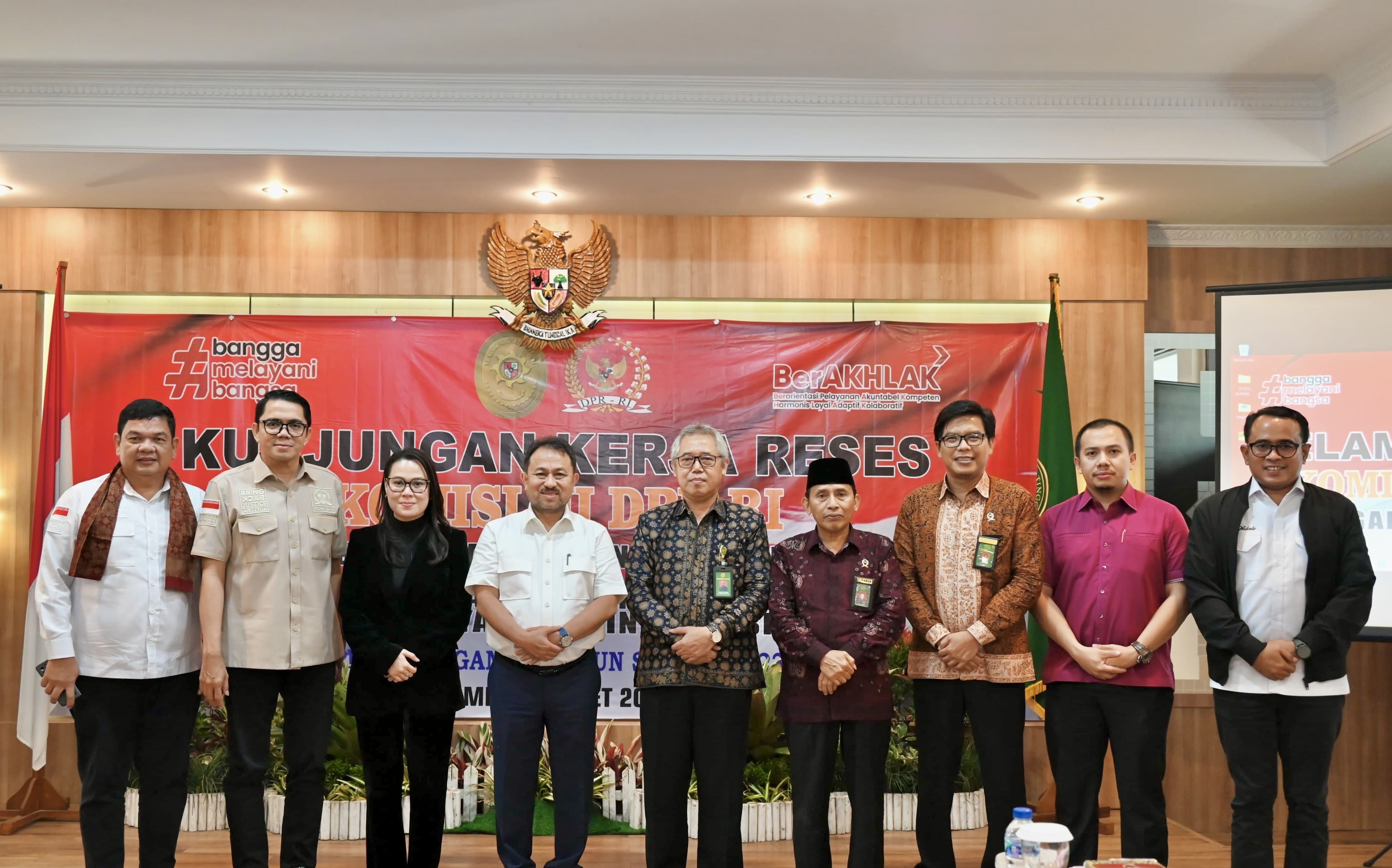Kunjungan Kerja Reses Komisi III DPR RI Dengan 3 Lingkungan Peradilan se Wilayah Provinsi Jambi