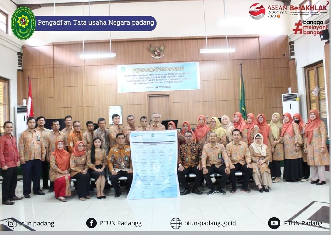 Penandatanganan Komitmen Bersama Pembangunan Zona Integritas
