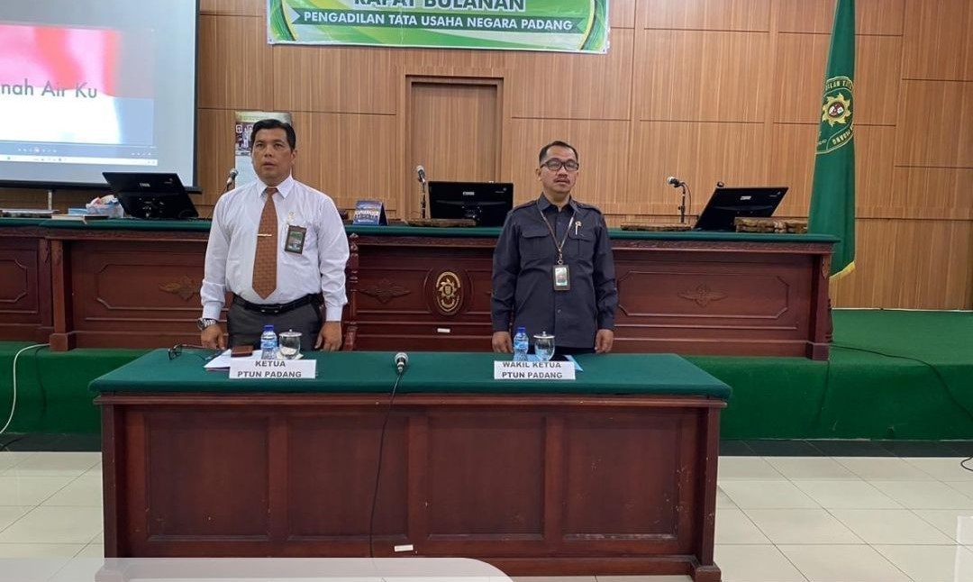 Rapat Bulanan PTUN Padang