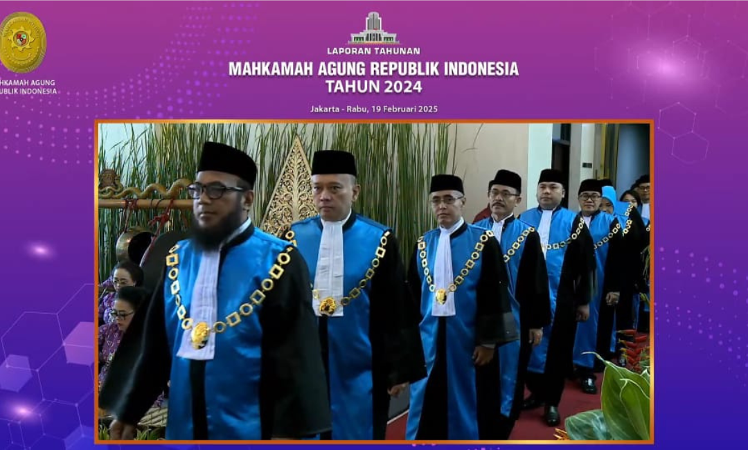 Kegiatan Sidang Istimewa Laporan Tahunan Mahkamah Agung Tahun 2024