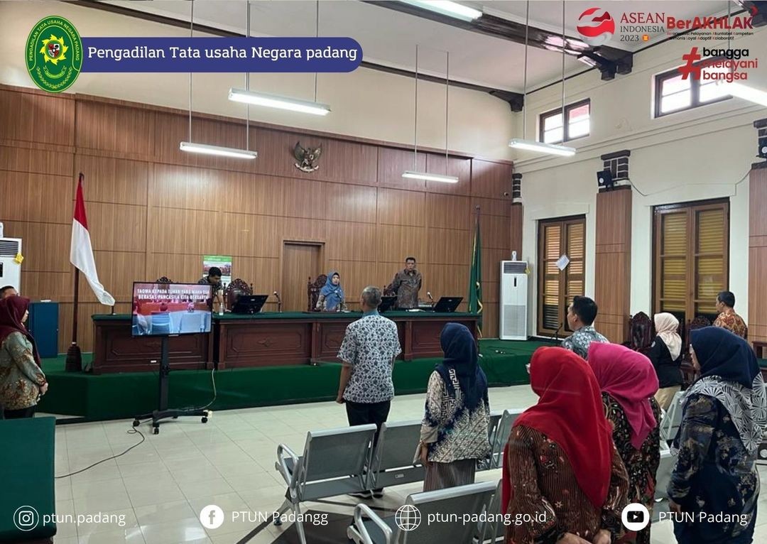 Pengadilan Tata Usaha Negara Padang melaksanakan Rapat Bulanan Periode November 2023