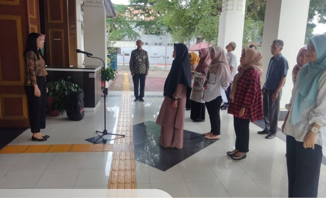 Kegiatan Apel Sore dengan Pembina Ibu Dessy Cristi, S.H.