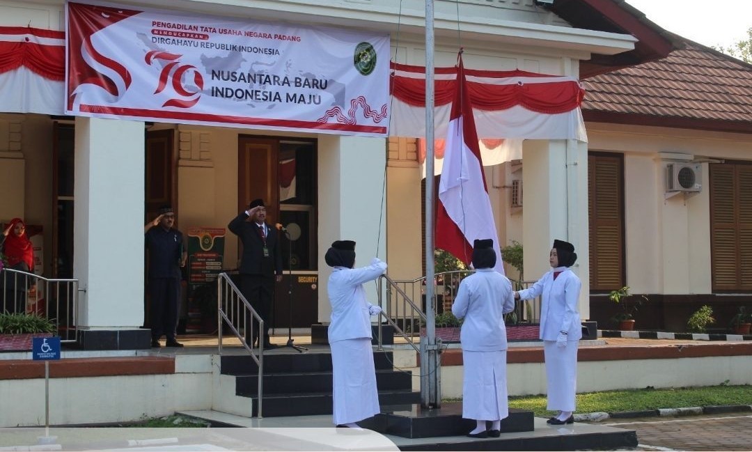 Upacara Pengibaran Bendera Merah Putih dalam rangka Memperingari HUT RI ke 79