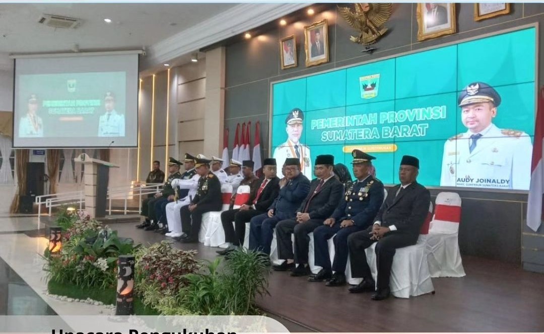 Undangan Gubenur Sumatera Barat dalam rangka Upacara Pengukuhan Paskibraka