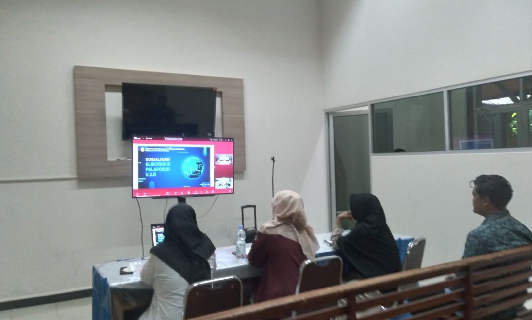 Sosialisasi Aplikasi Elektronik Pelaporan E-LAP V.2.0