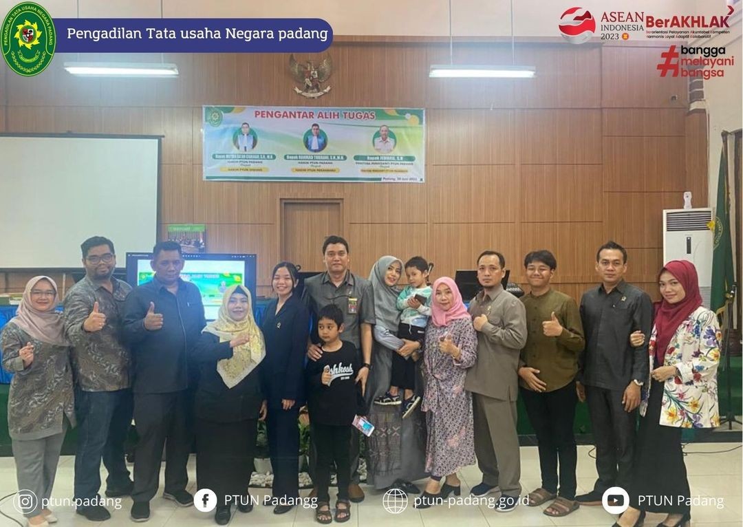 Acara Pengantar Tugas Hakim dan Panitera Penganti Pengadilan Tata Usaha Negara Padang