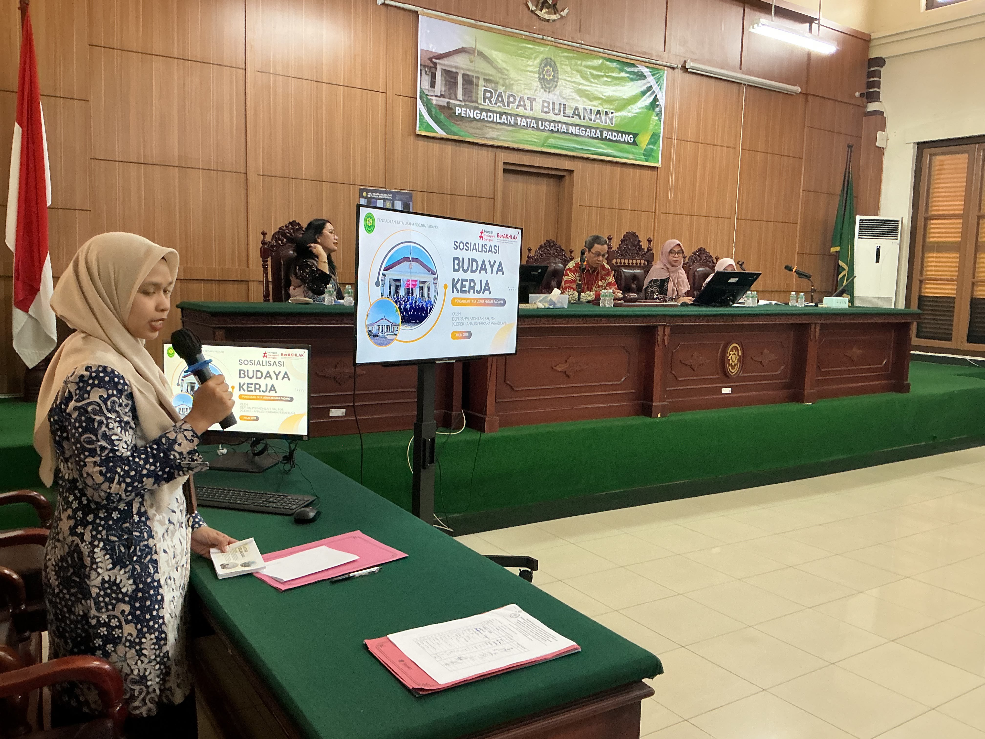 Sosialisasi Budaya Kerja di Pengadilan dan Program Inovasi Agen Perubahan