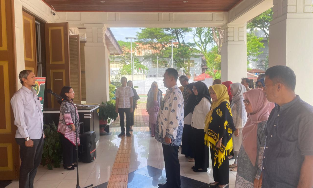 Kegiatan Apel sore PTUN Padang