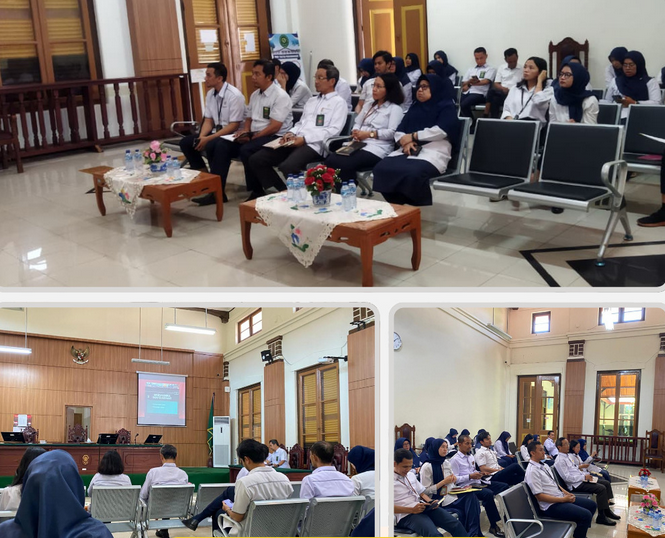 Pembinaan Dirjen Badilmiltun secara Online