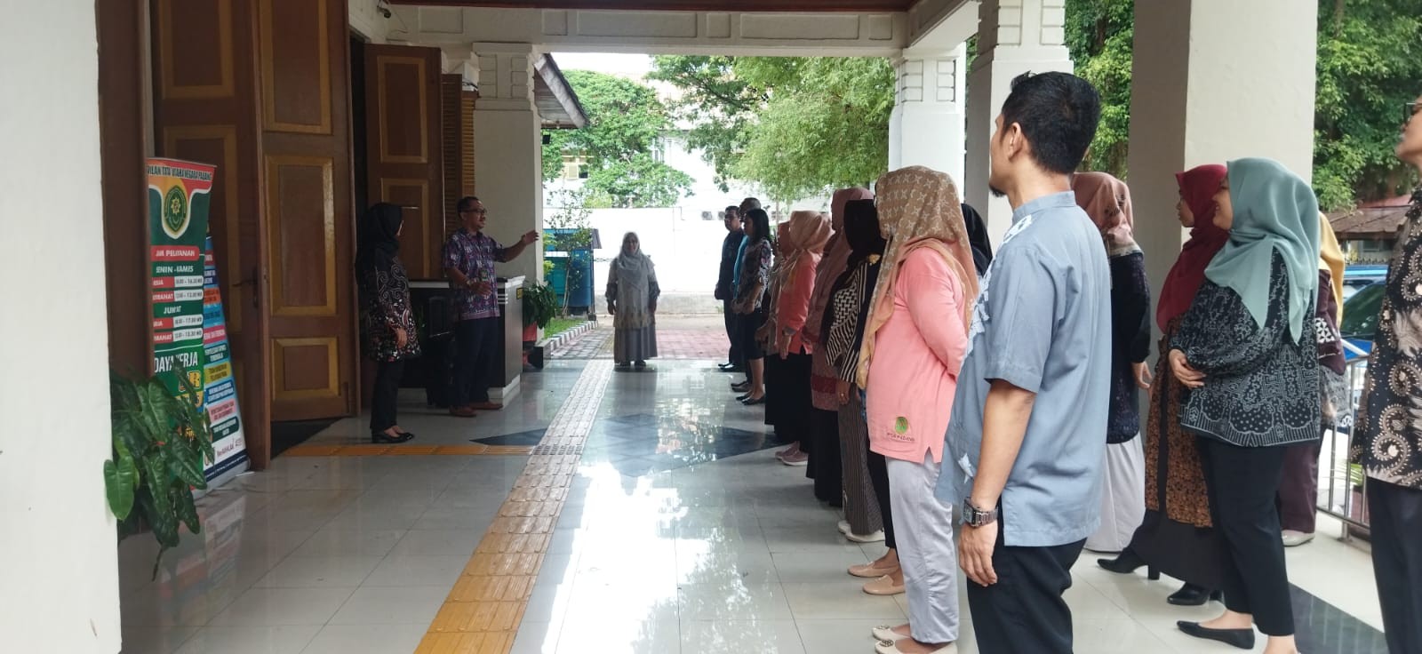 Kegiatan Apel Sore PTUN Padang