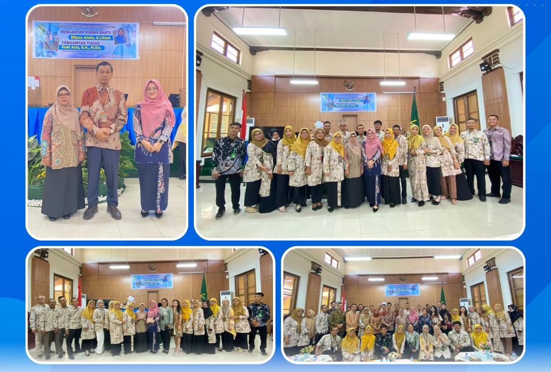 Acara pengantar Alih Tugas Panitera Muda Hukum dan Purnabakti Kepala sub Bagian Umum dan Keuangan PTUN Padang