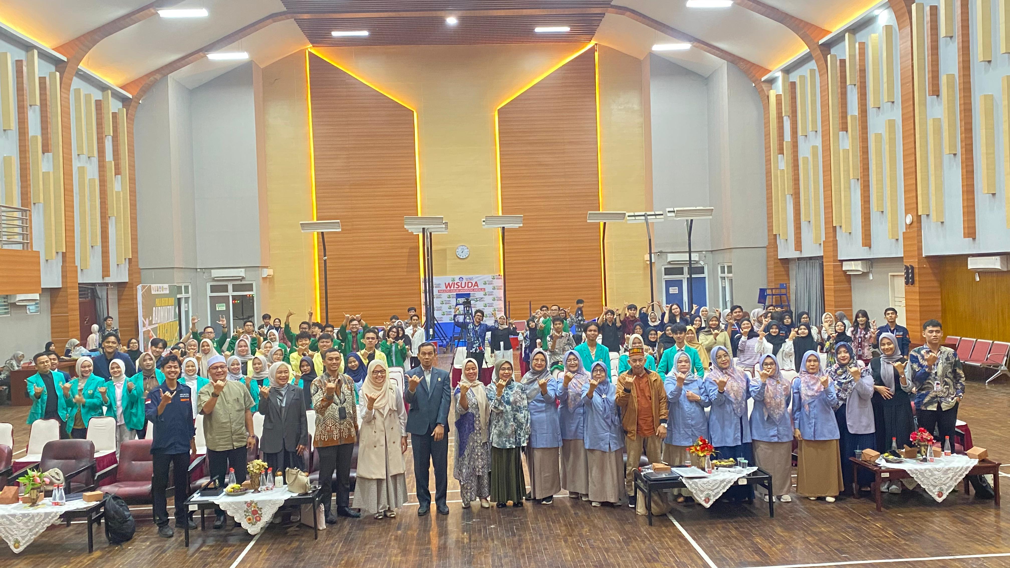 Kegiatan Kuliah Umum yang diselenggarakan oleh Hima HAN Fakultas Hukum Universitas Andalas