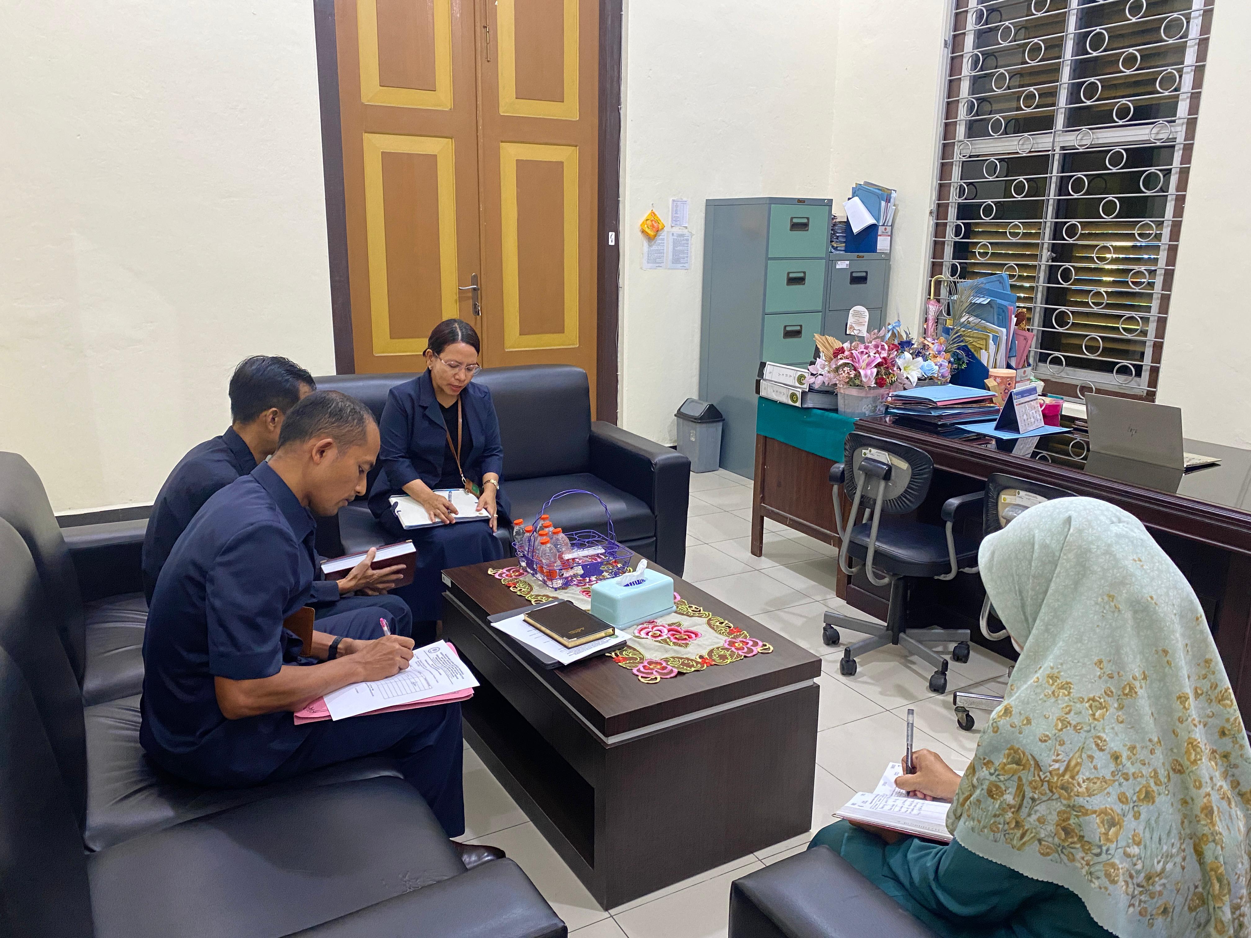 Rapat Monitoring dan Evaluasi Penanganan Pengaduan Triwulan I Tahun 2026