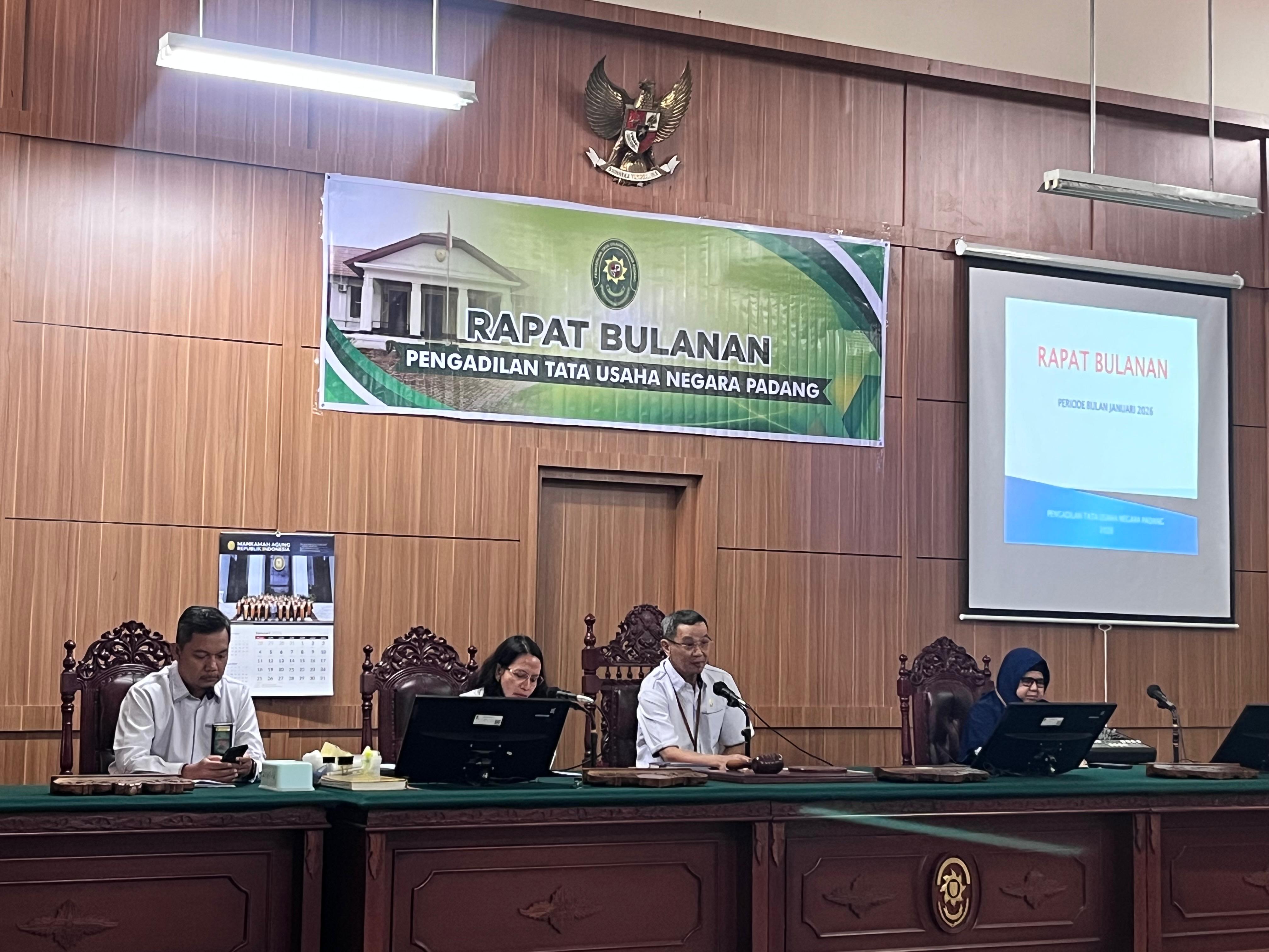 Rapat Bulanan Bulan Januari Tahun 2026