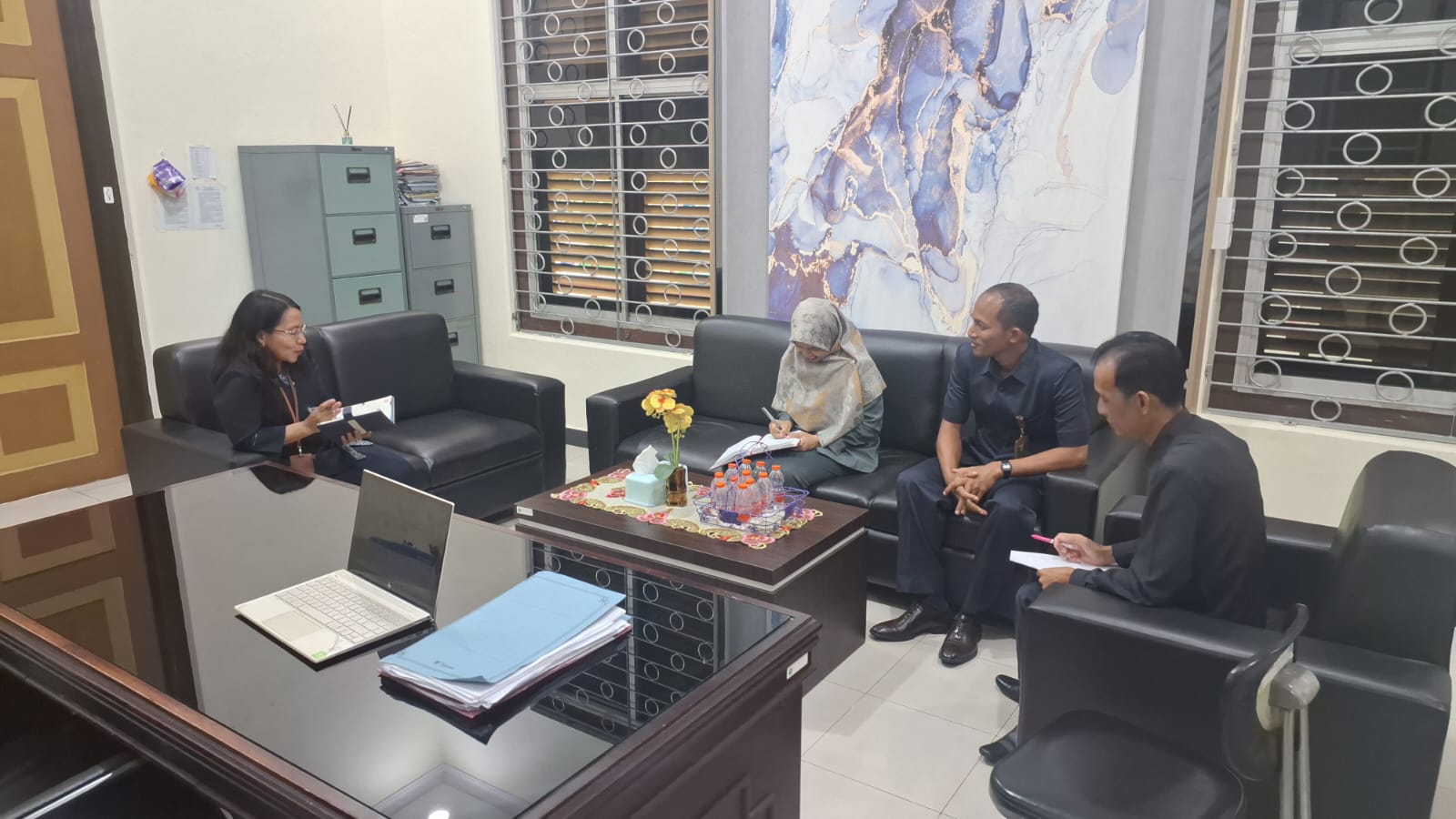 Kegiatan Rapat Monitoring dan Evaluasi Pelaksanaan Penanganan Pengaduan