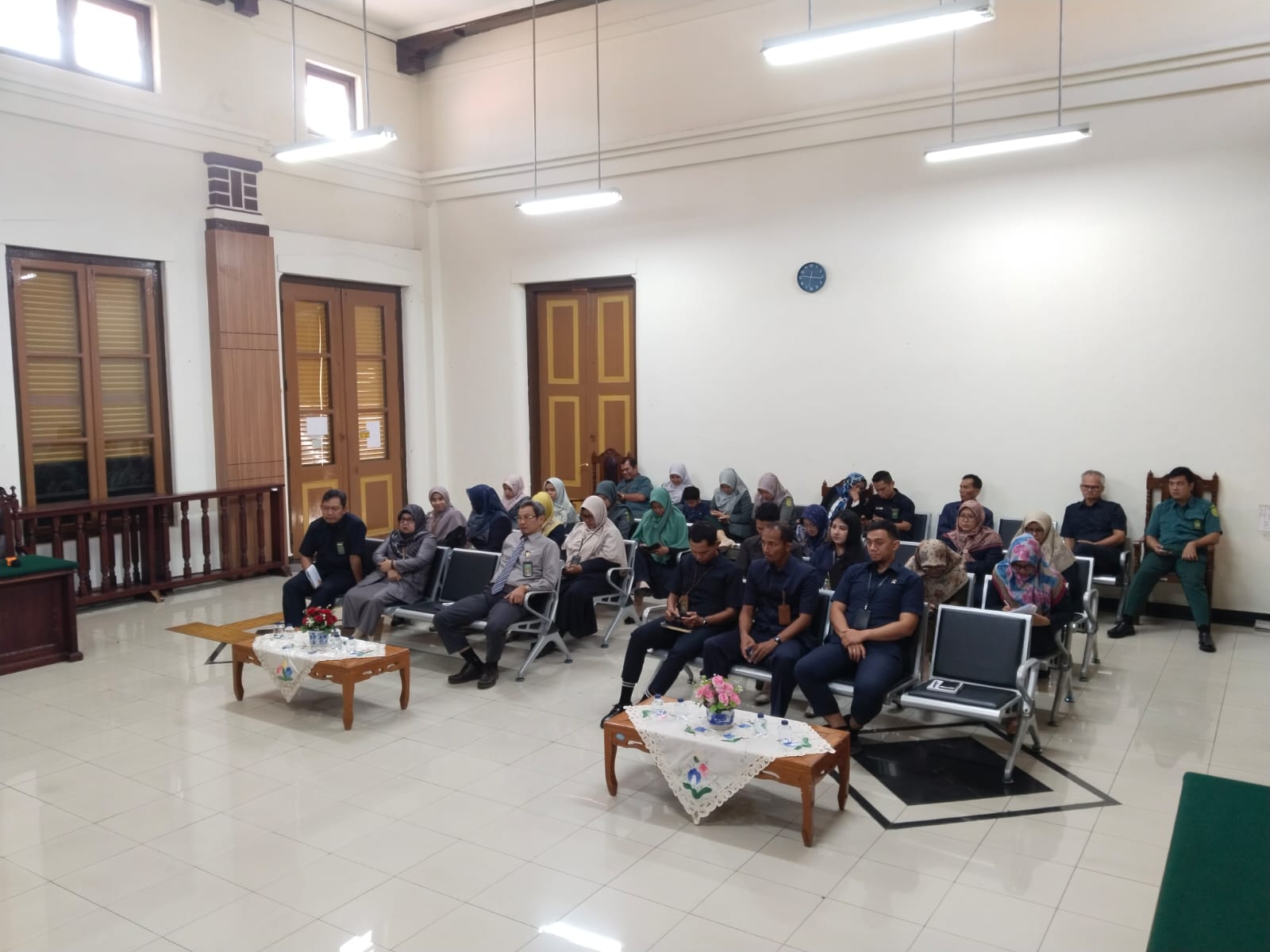 Kegiatan Pembinaan Dirjen Badilmiltun secara daring bulan Juli 2026