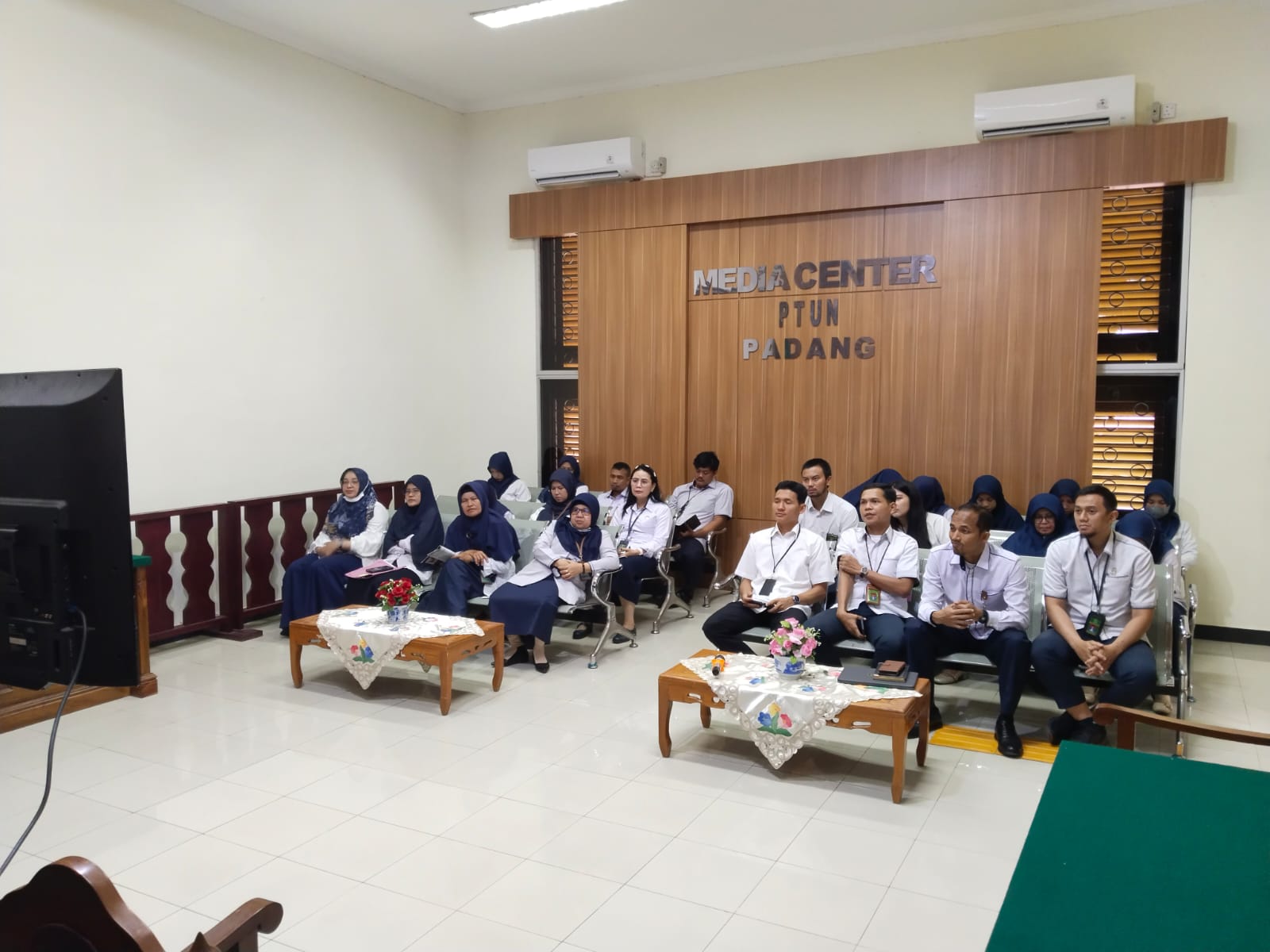 kegiatan Pembinaan Dirjen Badilmiltun secara daring