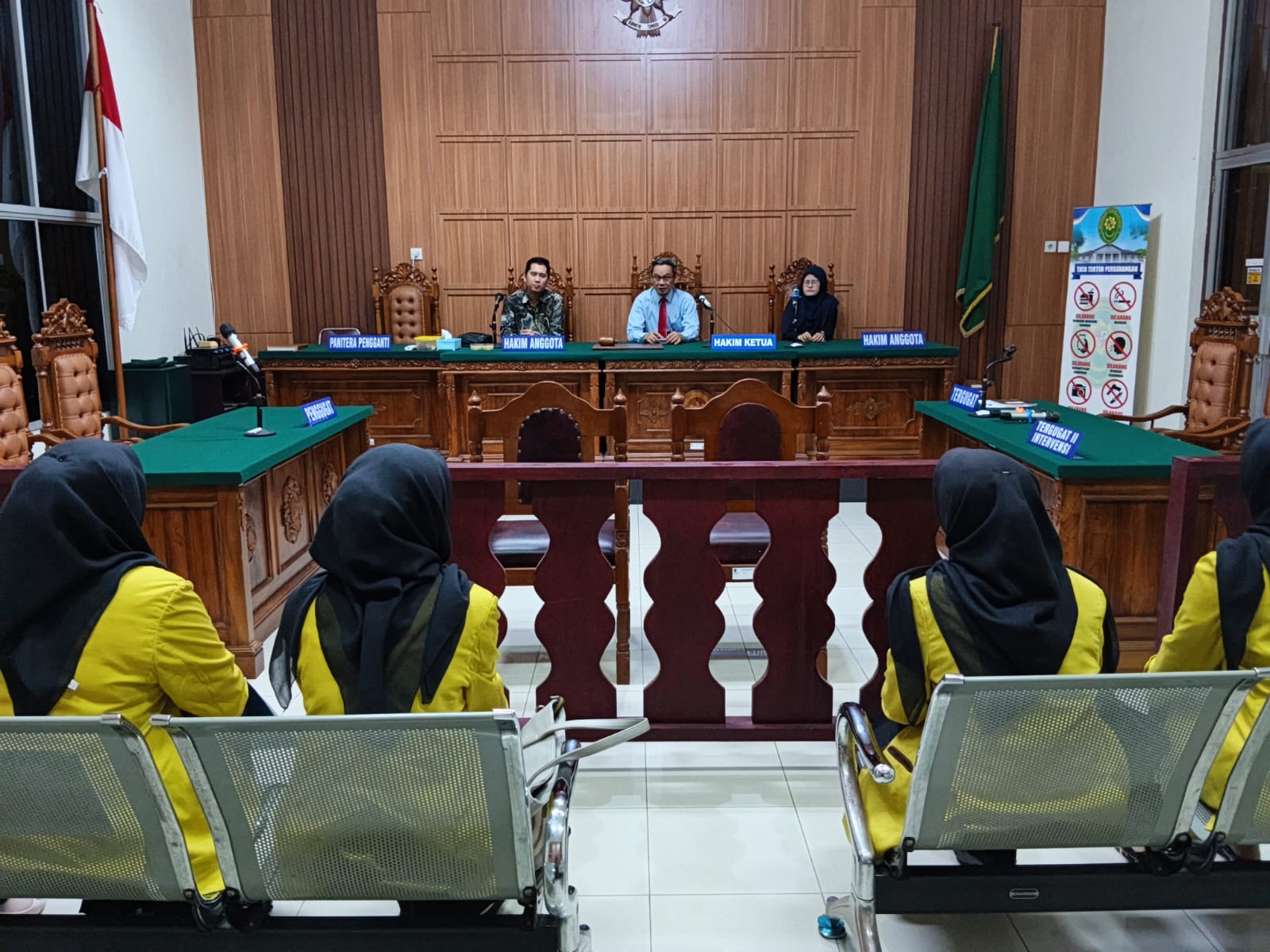 Kegiatan Serah Terima Mahasiswa Magang Program Studi Hukum UIN Sjech Djamil Djambek Bukittinggi