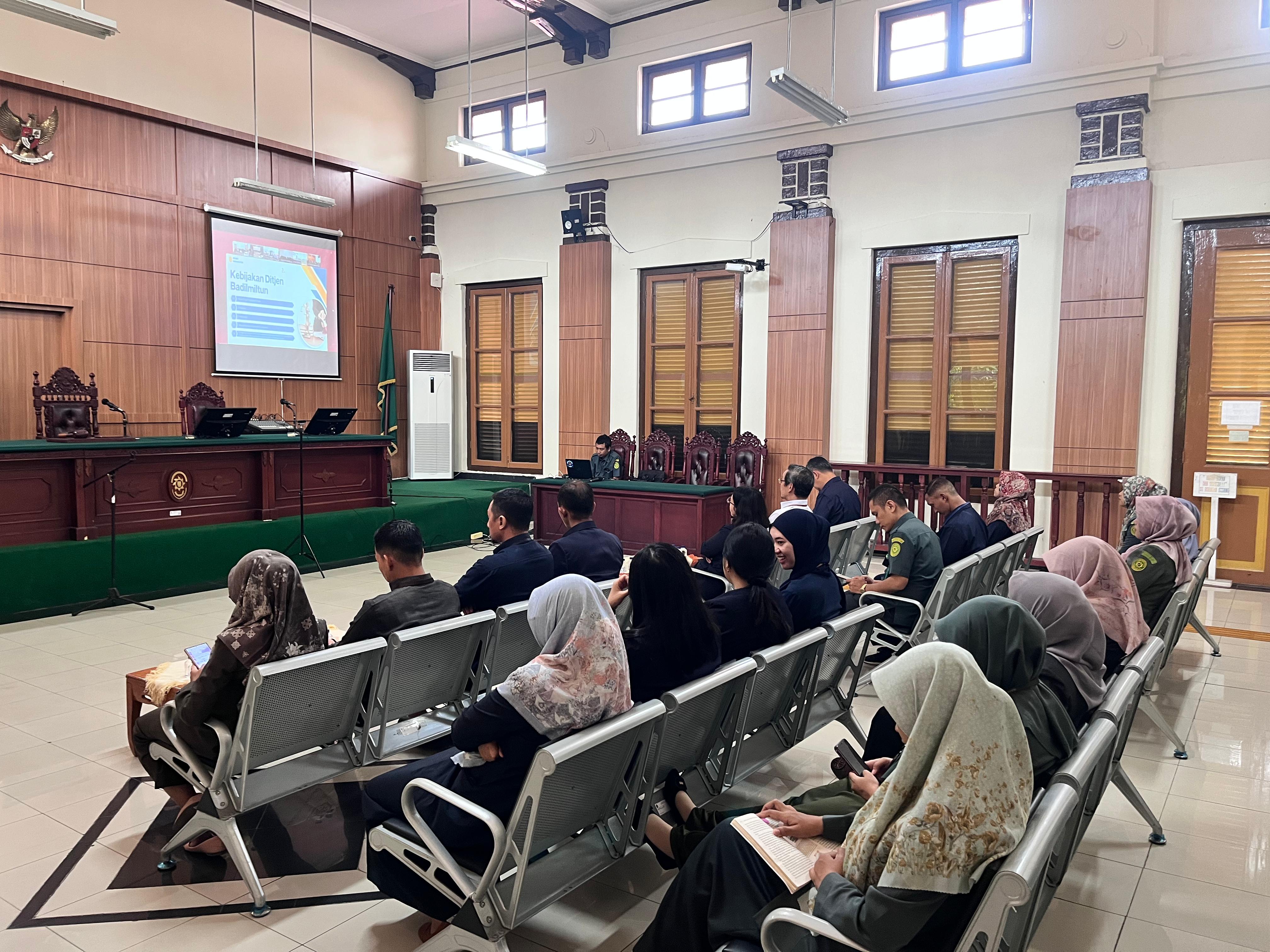 Kegiatan Pembinaan Badilmiltun bulan Januari 2026