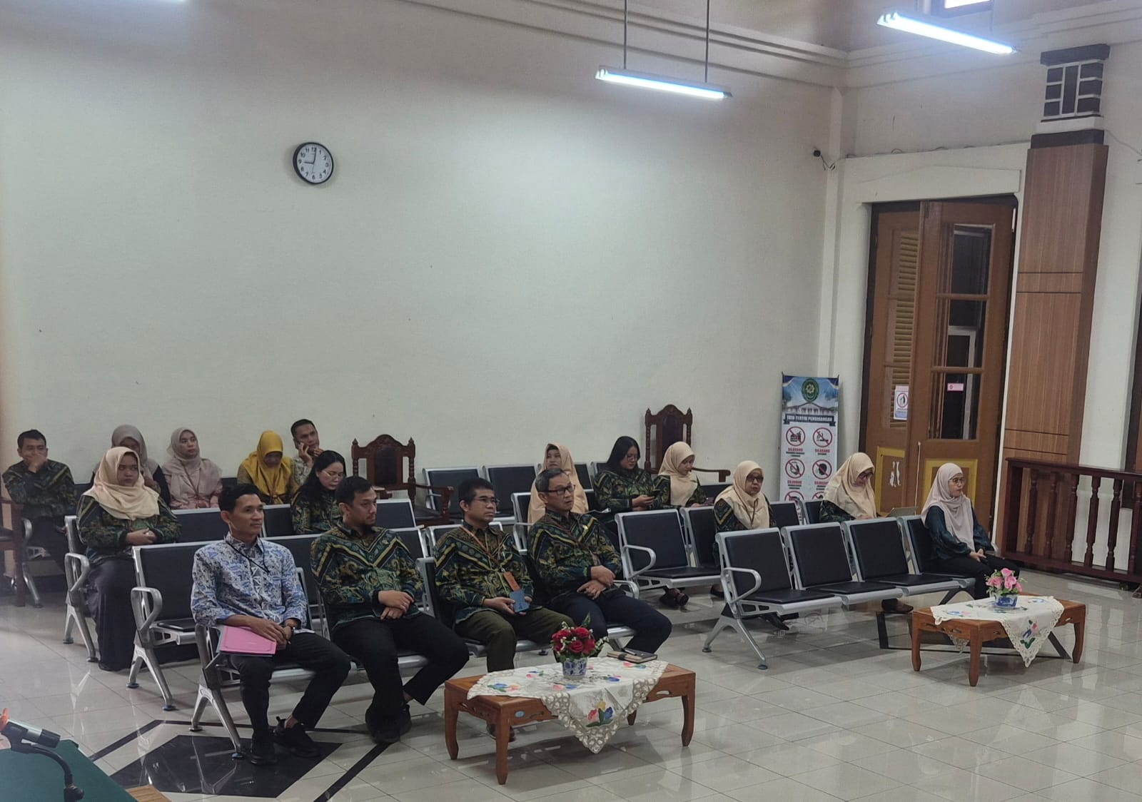 Pembinaan Direktur Jenderal Badan Peradilan Militer dan Tata Usaha Negara (Dirjen Badilmiltun) secara daring