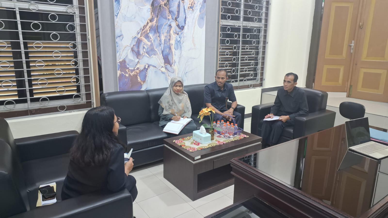 Kegiatan Rapat Monitoring dan Evaluasi Pelaksanaan Penanganan Pengaduan
