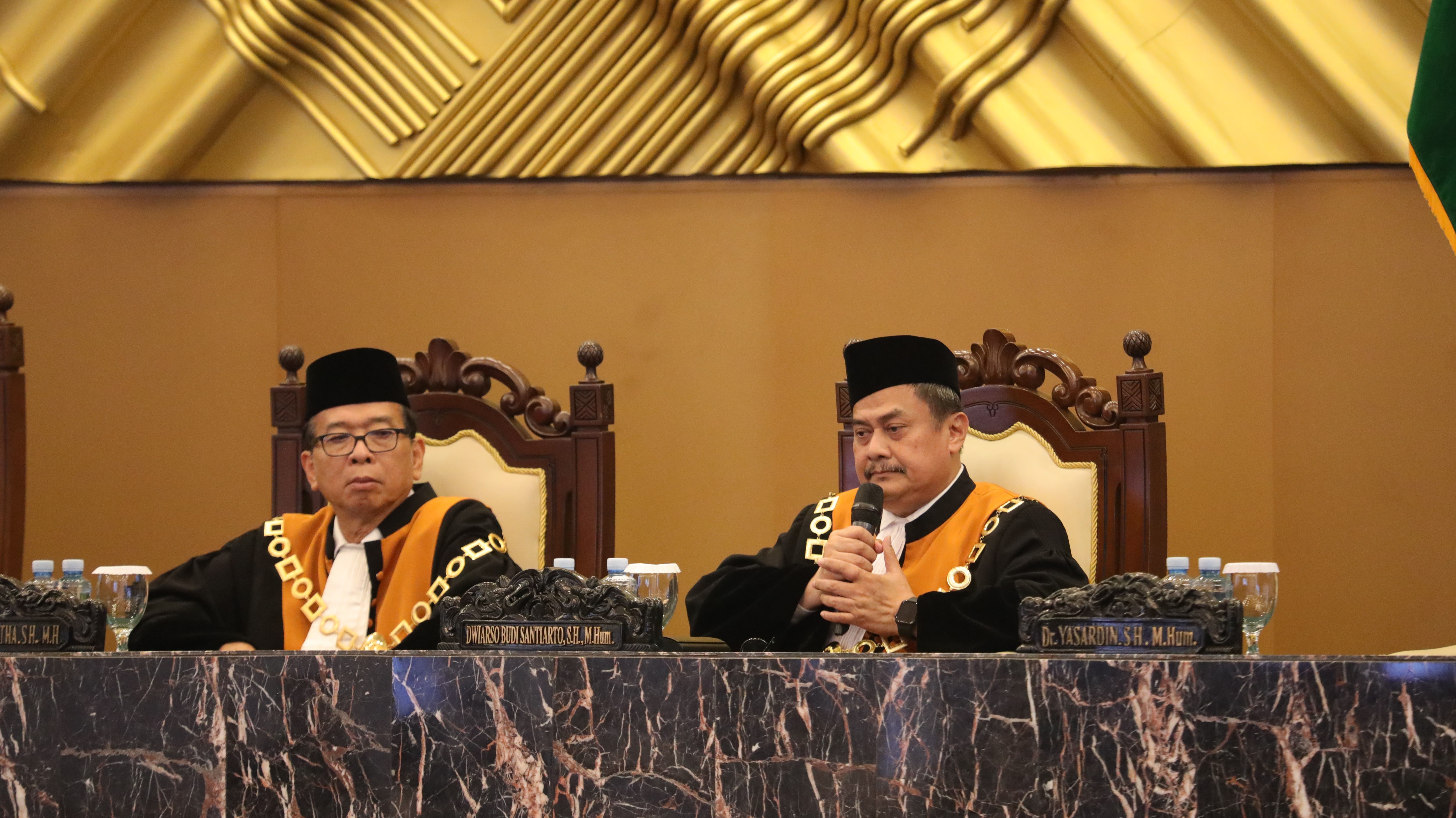 Dwiarso terpilih sebagai Wakil Ketua MA RI Bidang Non Yudisial