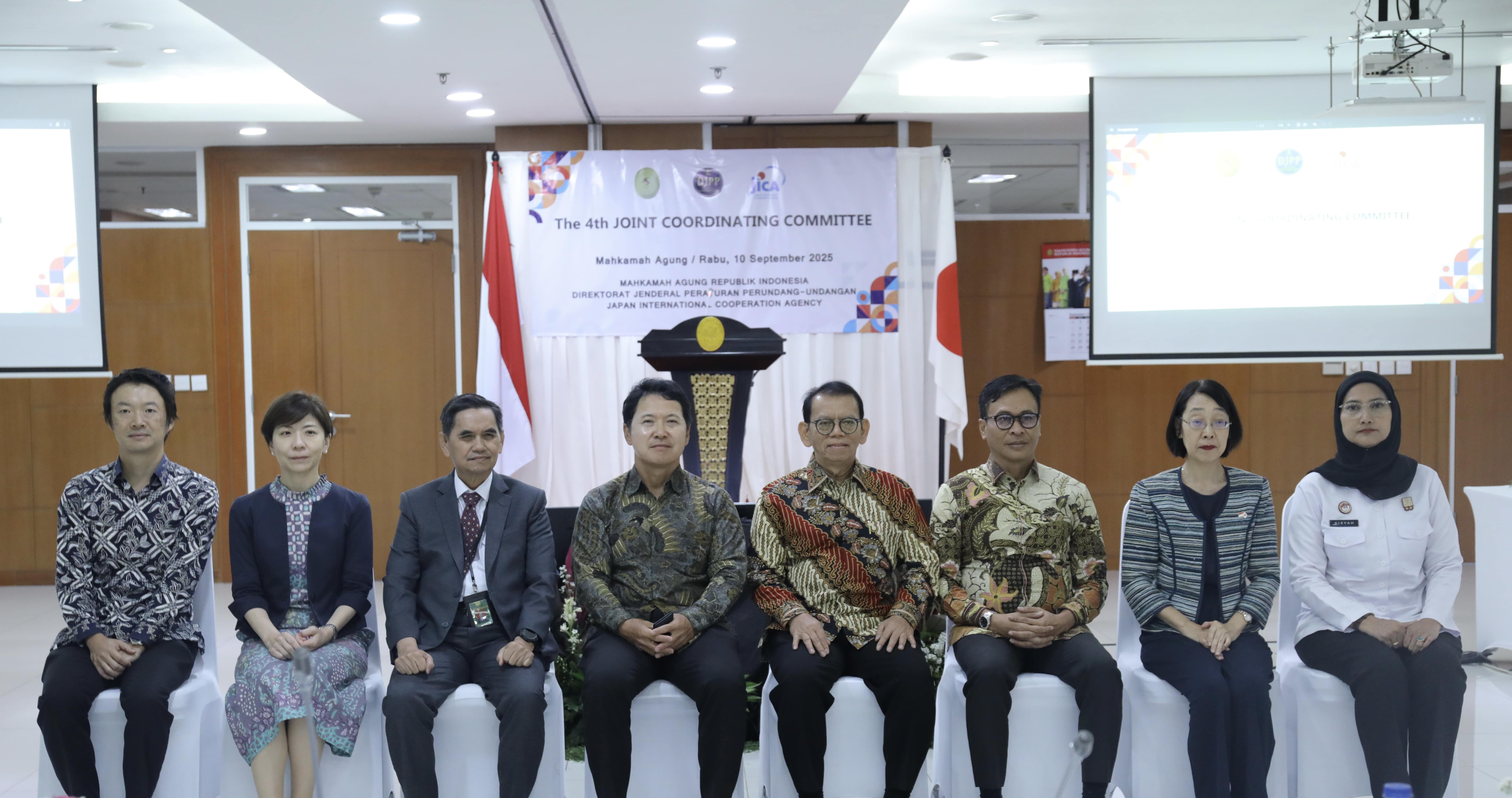 Mahkamah Agung, DJPP, Dan Jica bahas lanjutan Program Kerja Sama