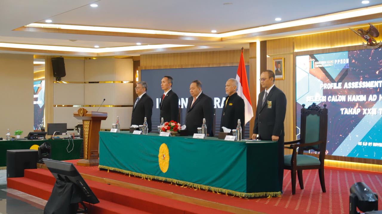 Wakil Ketua MA Bidang Yudisial Buka Assesmen dan Wawancara Seleksi Calon Hakim Ad Hoc Tipikor Tahap XXIII